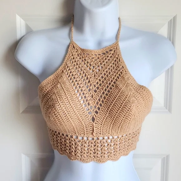 Forever 21 Crochet Crop Top - Picture 1 of 7